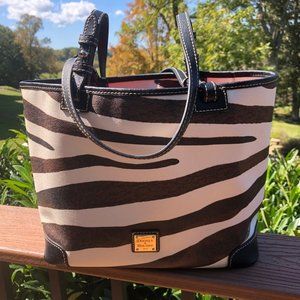 Dooney & Bourke animal print shoulder bag- "Zebra"